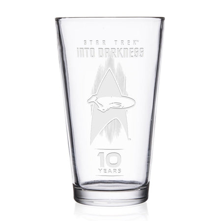 Star Trek XII: Into Darkness 10th Anniversary Laser Engraved Pint Glass - Paramount Shop