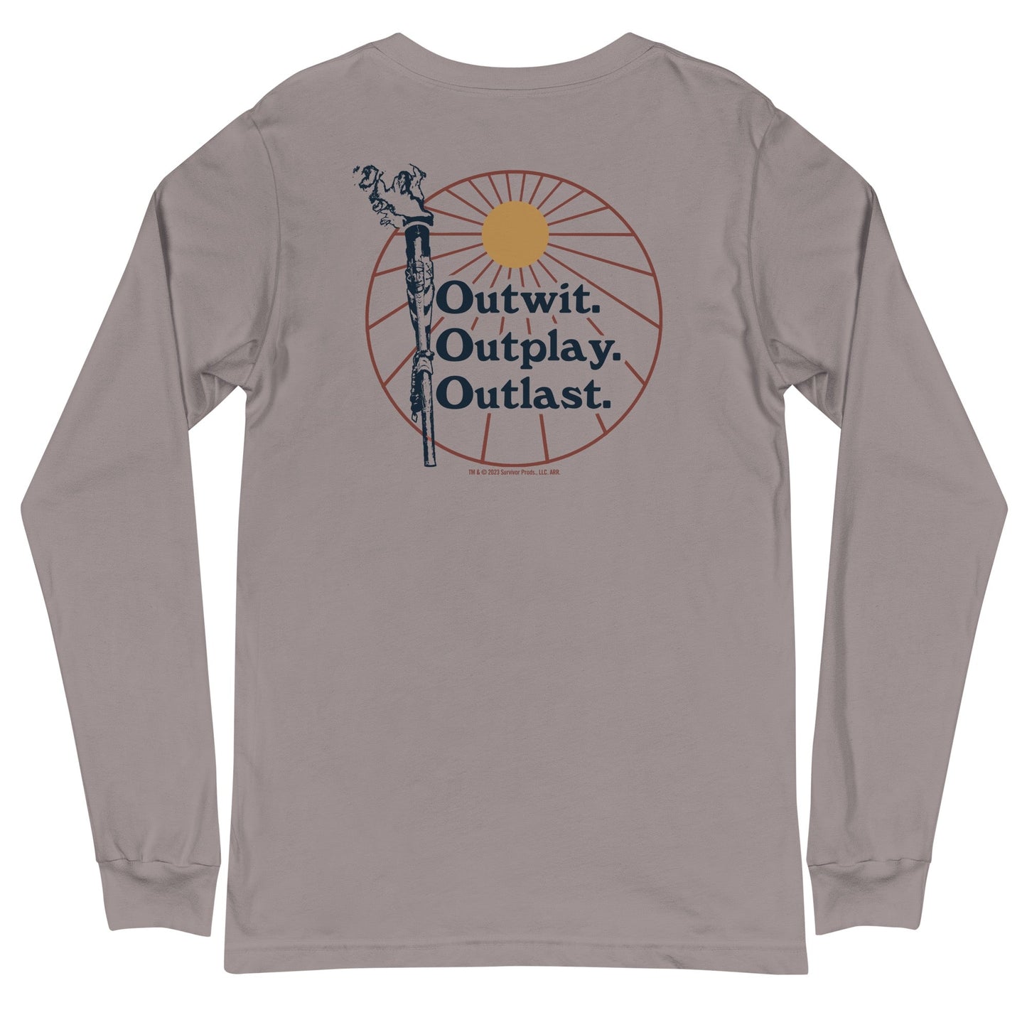 Survivor Outwit, Outplay, Outlast Torch Unisex Long Sleeve - Paramount Shop
