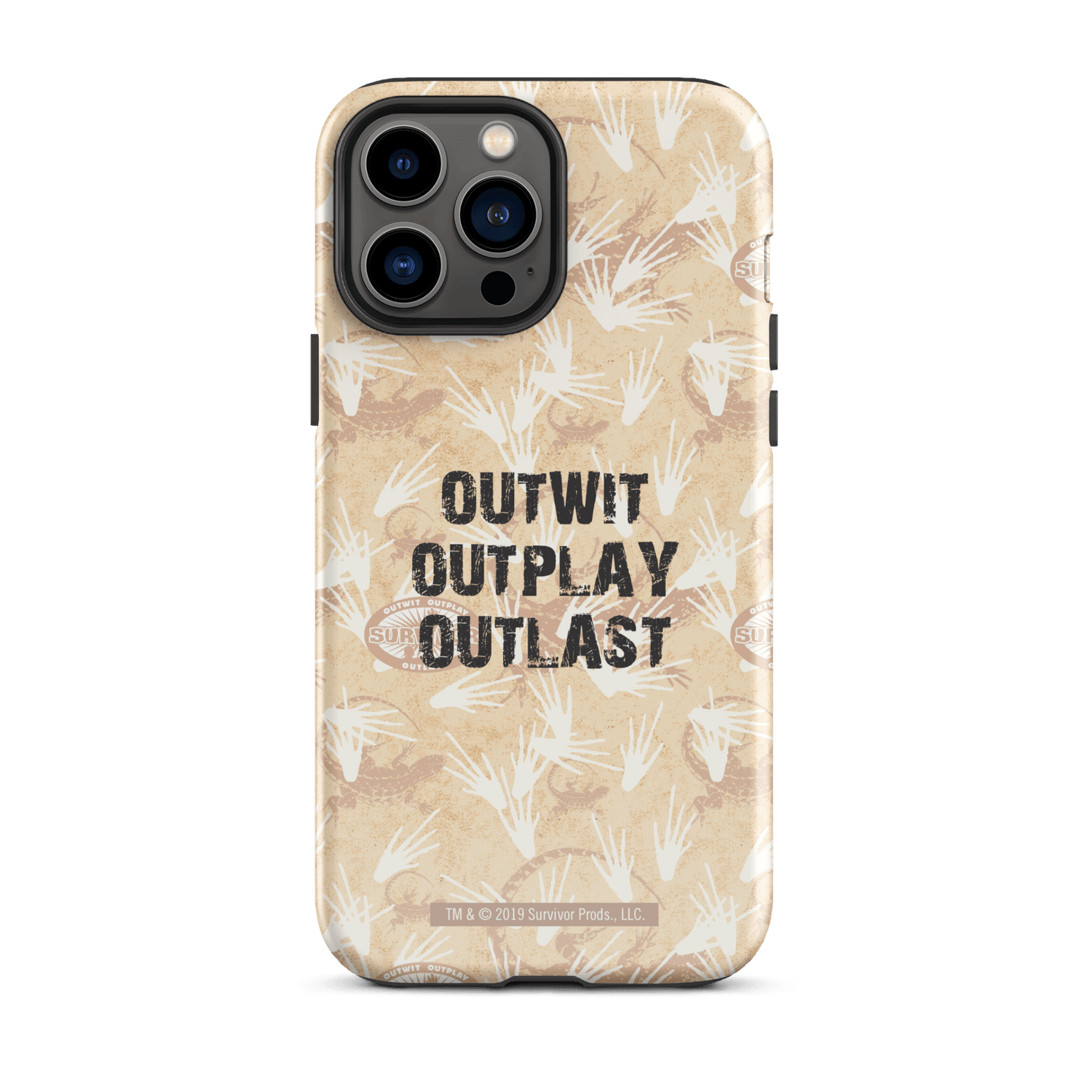 Survivor Outwit, Outplay, Outlast Tough Phone Case - iPhone - Paramount Shop