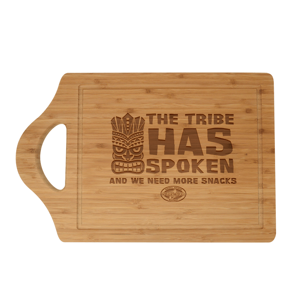 Survivor The Tribe Has Spoken Laser Engraved Cutting Board - Paramount Shop