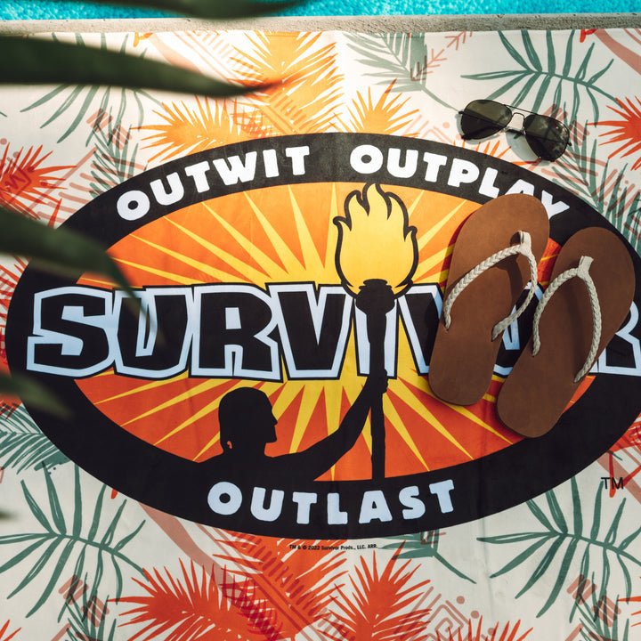 Survivor Tribal Print Beach Towel - Paramount Shop