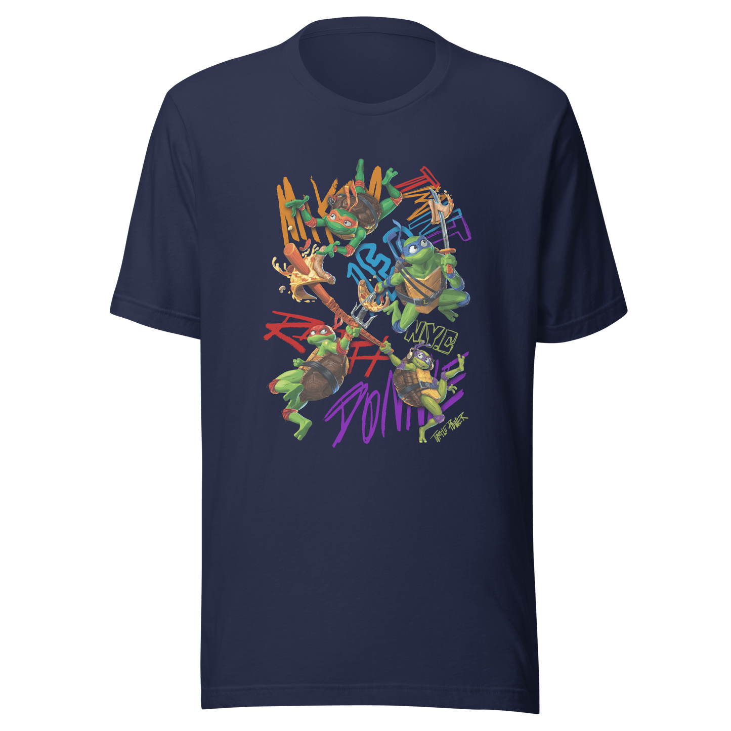 Teenage Mutant Ninja Turtles: Mutant Mayhem Pizza Adult Short Sleeve T - Shirt - Paramount Shop