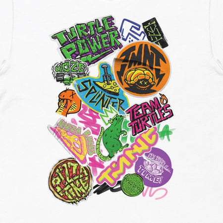 Teenage Mutant Ninja Turtles: Mutant Mayhem Sticker Medley T - Shirt - Paramount Shop