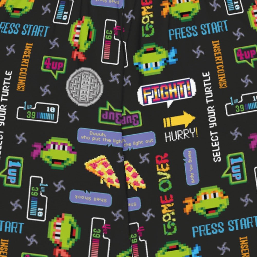 Teenage Mutant Ninja Turtles Retro Arcade Pajama Pants - Paramount Shop