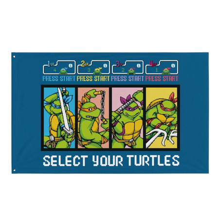 Teenage Mutant Ninja Turtles Select Your Turtles Flag - Paramount Shop