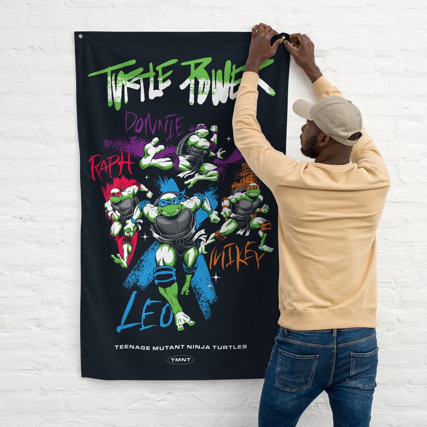 Teenage Mutant Ninja Turtles Turtle Power Flag - Paramount Shop