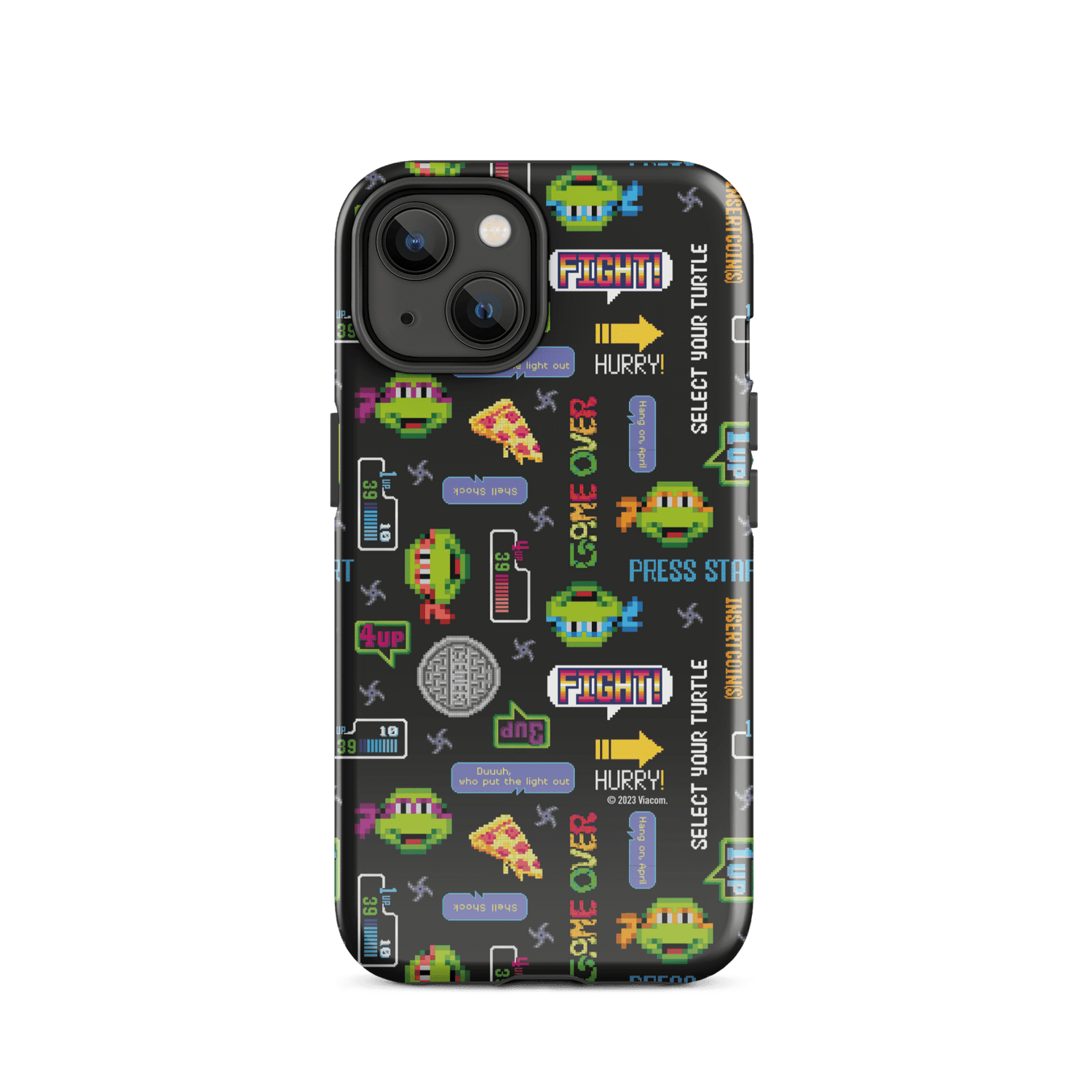 Teenage Mutant Ninja Turtles Video Game Pattern Tough Phone Case - iPhone - Paramount Shop