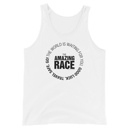 The Amazing Race Black Starting Adult Tank Top - Paramount Shop