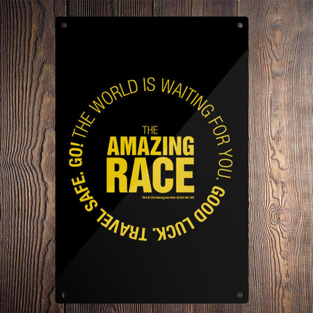 The Amazing Race Starting Badge Metal Sign - Paramount Shop