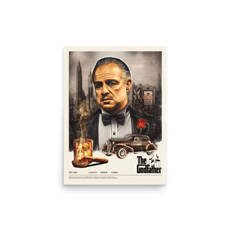 The Godfather Don Corleone Premium Matte Paper Poster - Paramount Shop