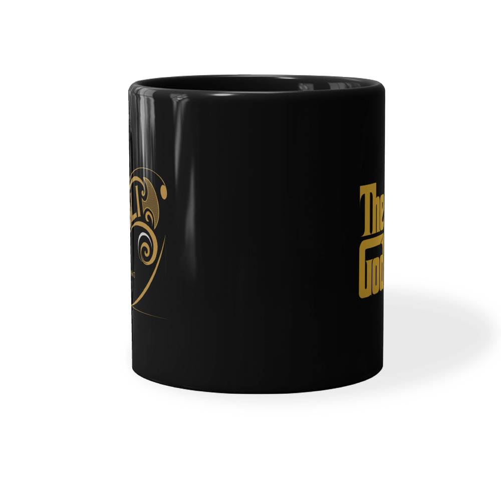 The Godfather "Leave The Gun. Take The Cannoli." Black Mug - Paramount Shop