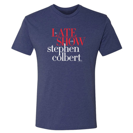 The Late Show with Stephen Colbert Logo Men's Tri - Blend Short Sleeve T - Shirt - Paramount Shop