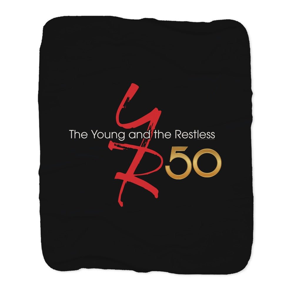 The Young and the Restless 50th Anniversary Sherpa Blanket - Paramount Shop