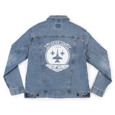 Top Gun: Maverick Printed Denim Jacket - Paramount Shop