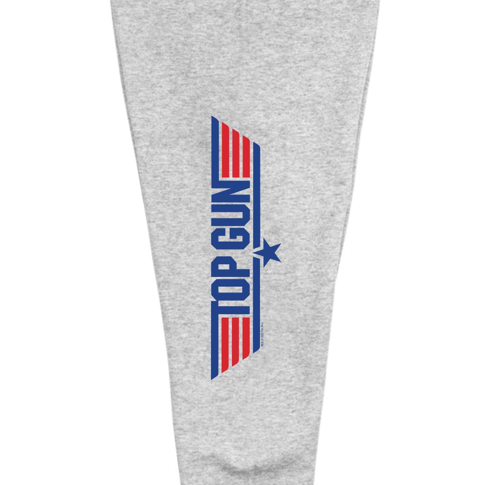 Top Gun Red & Blue Logo Adult Fleece Joggers - Paramount Shop