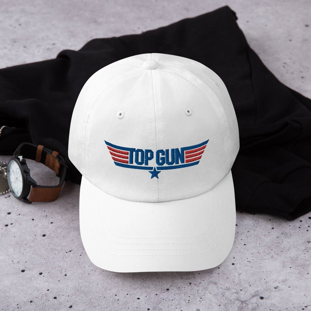 Top Gun Red & Blue Logo Classic Dad Hat - Paramount Shop