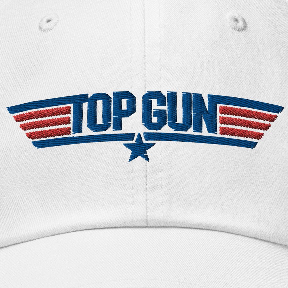 Top Gun Red & Blue Logo Classic Dad Hat - Paramount Shop