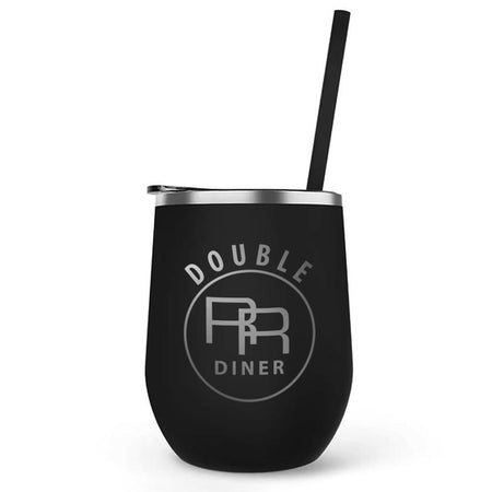 Twin Peaks Double R Diner 12 oz Wine Tumbler - Paramount Shop