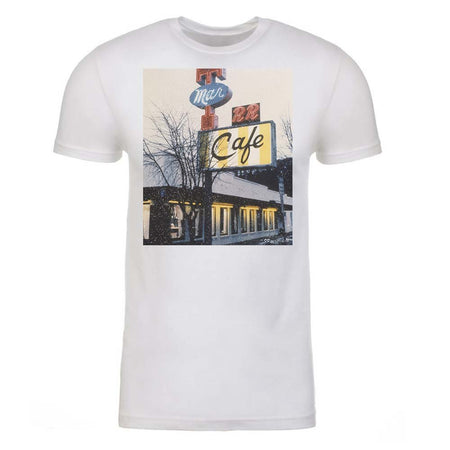 Twin Peaks Double R Diner Vintage Picture Adult Short Sleeve T - Shirt - Paramount Shop