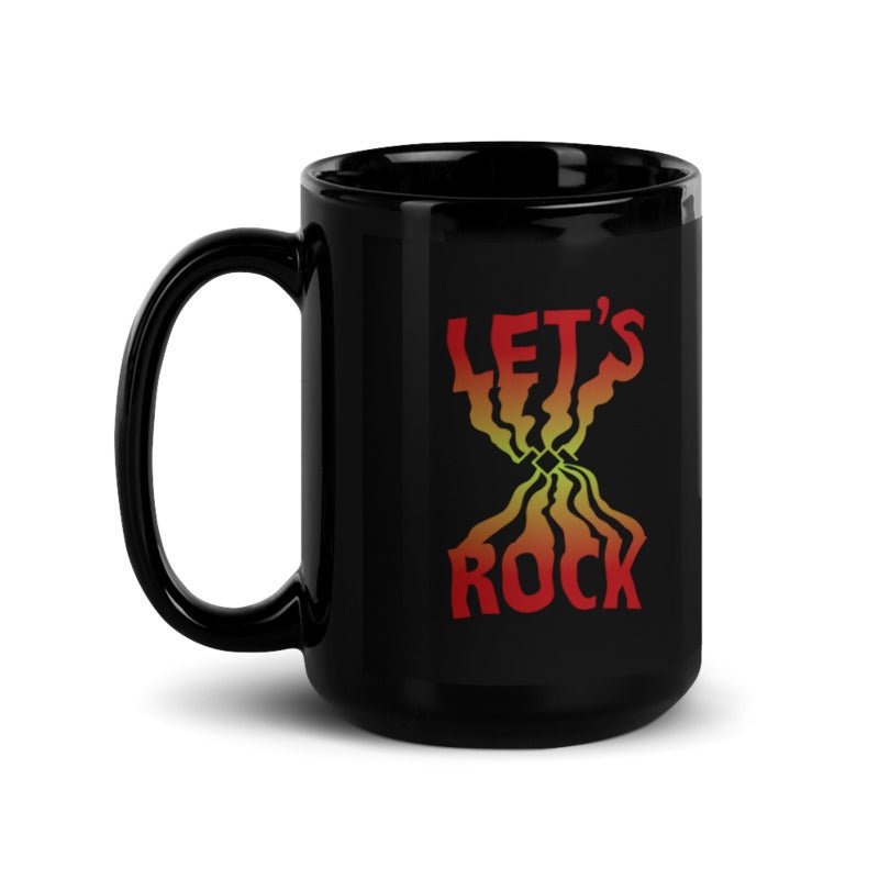 Twin Peaks Let's Rock Black Mug - Paramount Shop