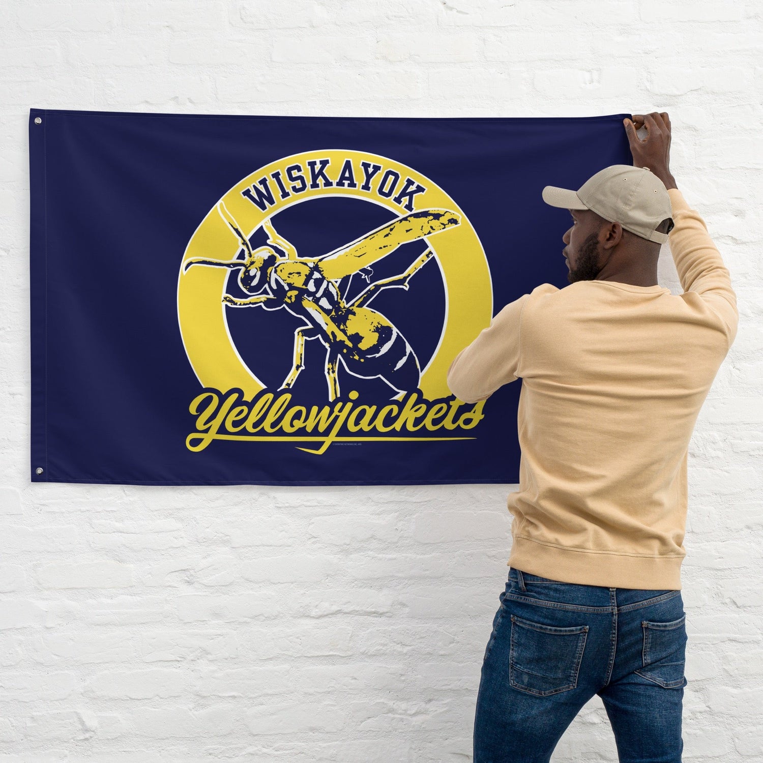 Yellowjackets Badge Flag - Paramount Shop