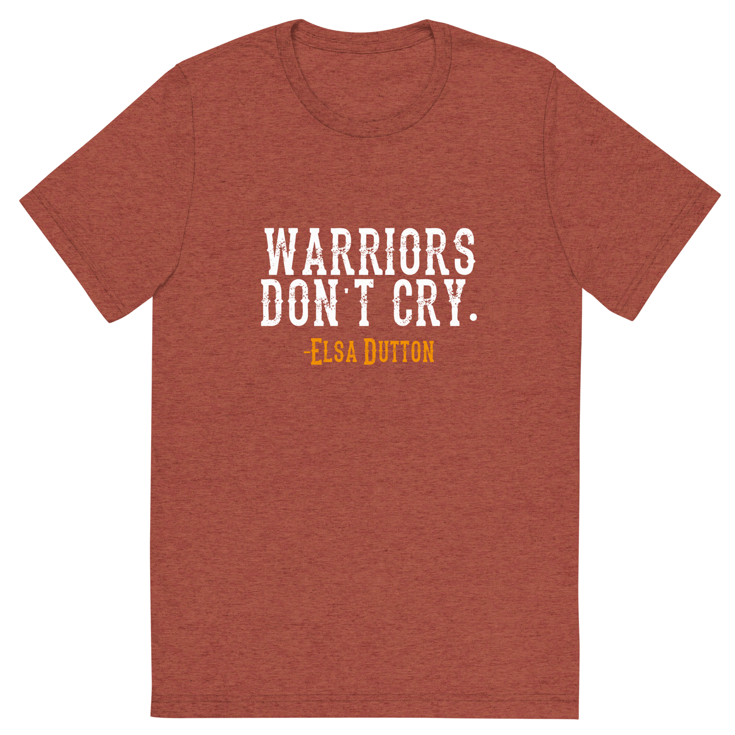 Yellowstone 1883 Warriors Don't Cry Adult Tri - Blend T - Shirt - Paramount Shop