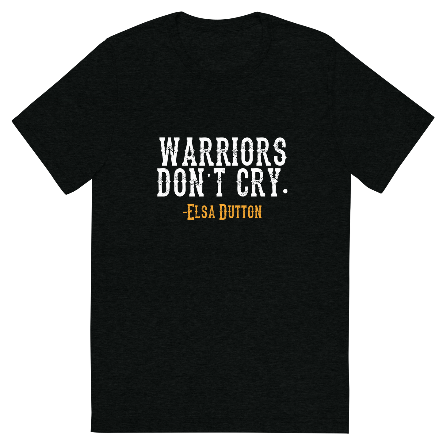 Yellowstone 1883 Warriors Don't Cry Adult Tri - Blend T - Shirt - Paramount Shop