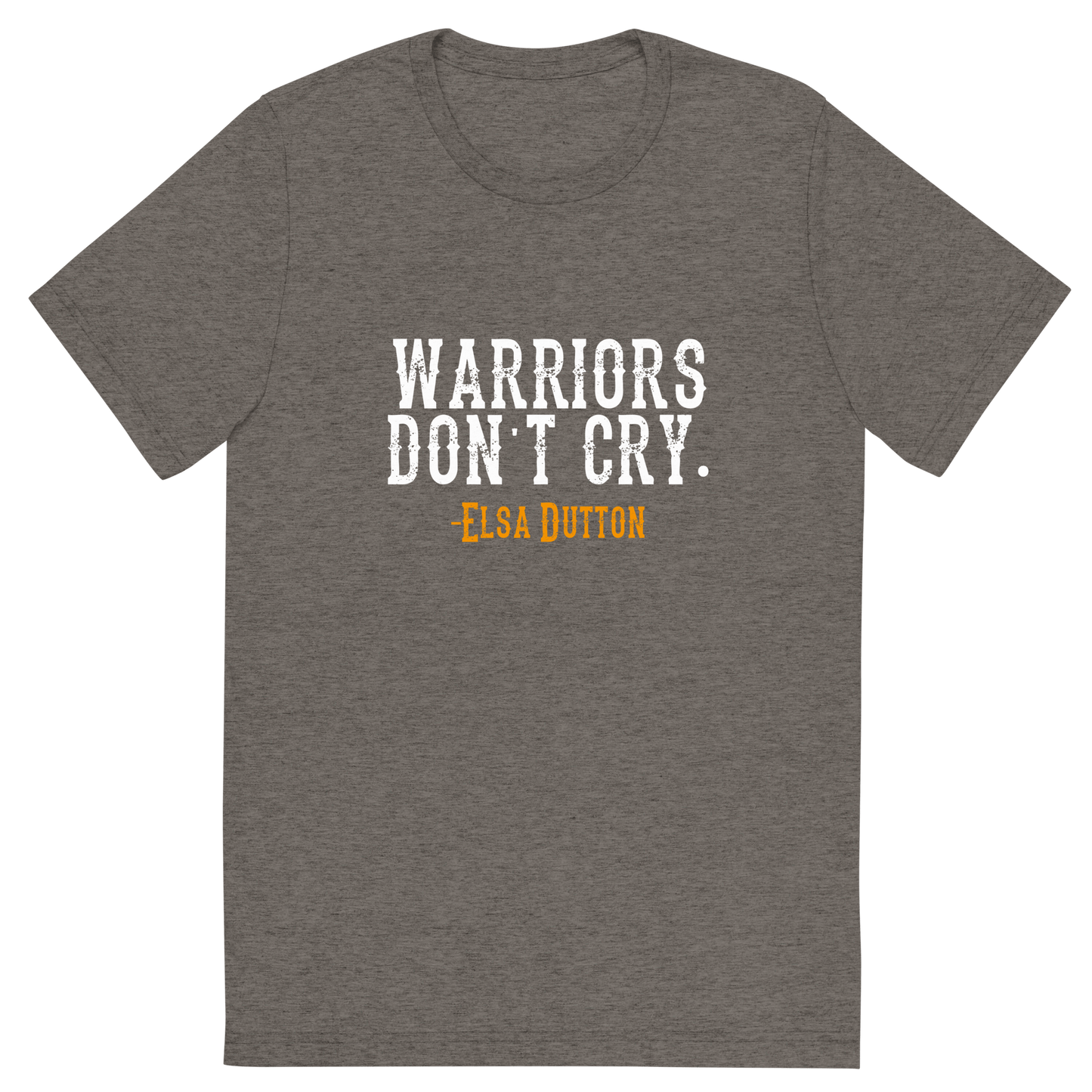 Yellowstone 1883 Warriors Don't Cry Adult Tri - Blend T - Shirt - Paramount Shop