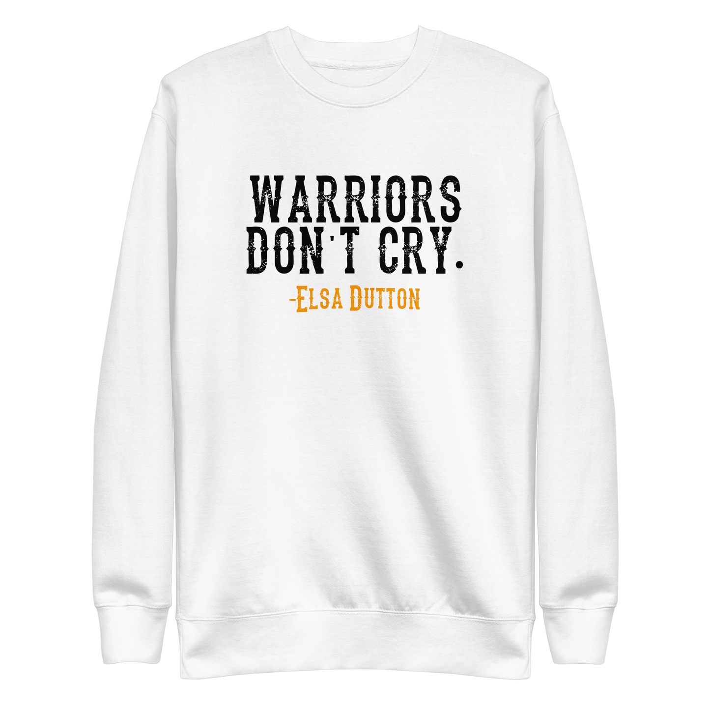 Yellowstone 1883 Warriors Don't Cry Unisex Fleece Pullover - Paramount Shop