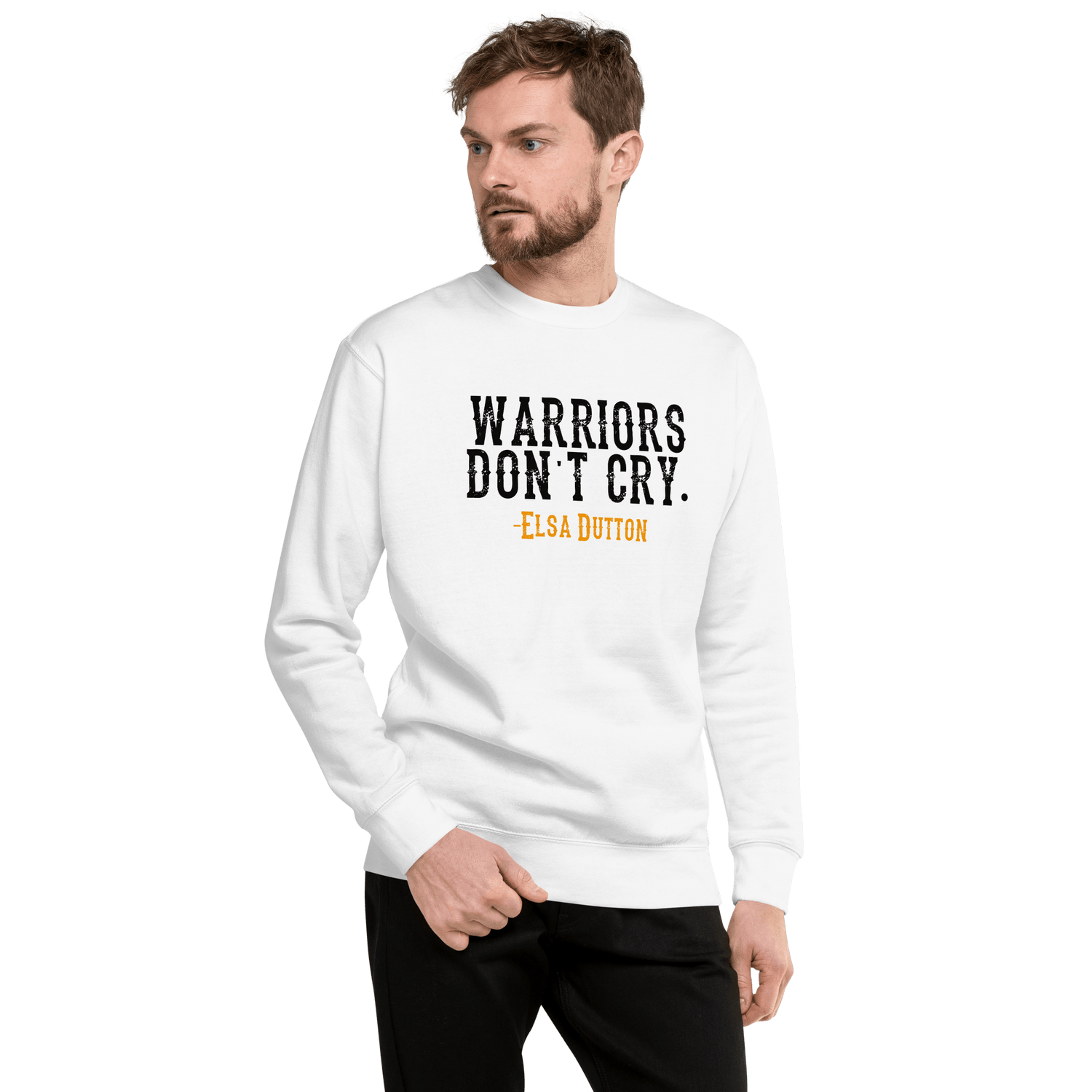 Yellowstone 1883 Warriors Don't Cry Unisex Fleece Pullover - Paramount Shop