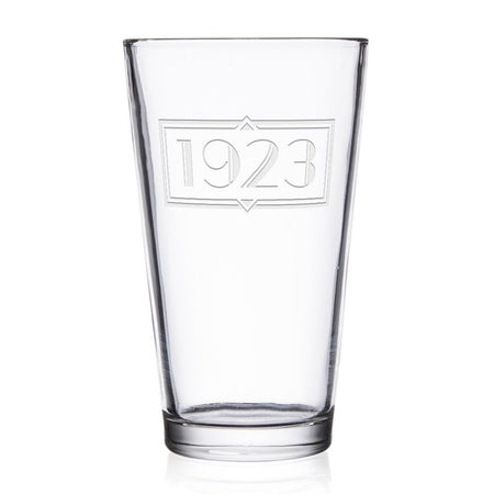 Yellowstone 1923 Logo Laser Engraved Pint Glass - Paramount Shop