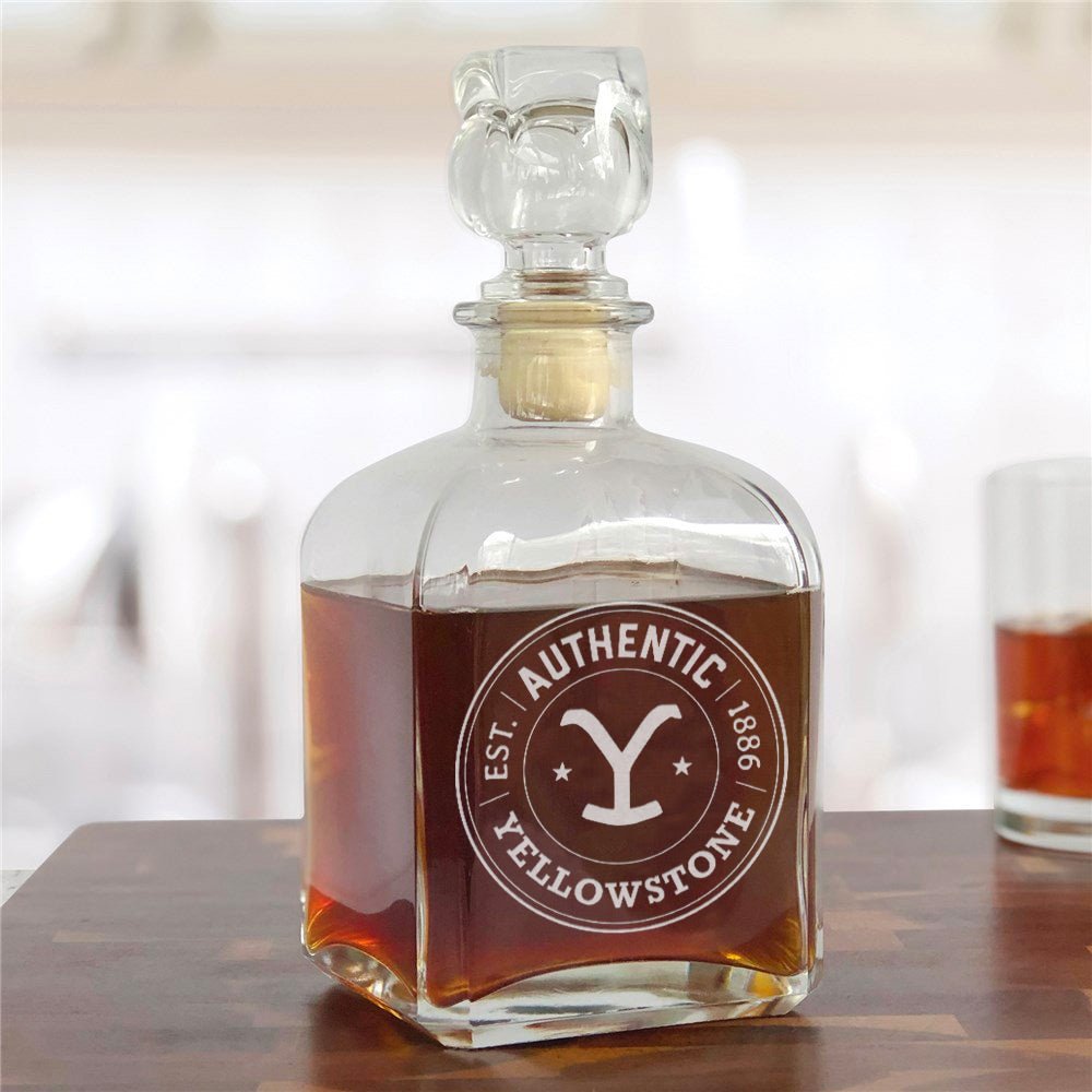 Yellowstone Authentic Y Logo Decanter Set - Paramount Shop