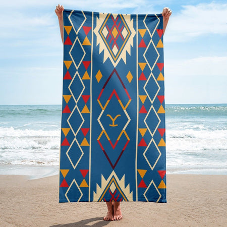 Yellowstone Aztec Pattern Beach Towel - Paramount Shop