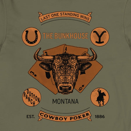 Yellowstone Bunkhouse Bison Long Sleeve T - Shirt - Paramount Shop