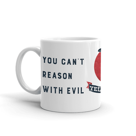 Yellowstone Can't Reason With Evil White Mug - Paramount Shop