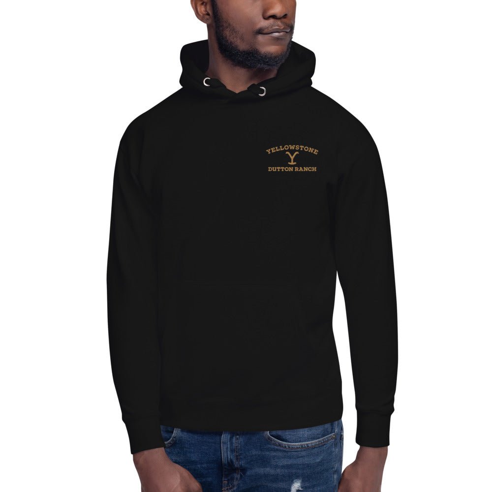 Yellowstone Dutton Ranch Embroidered Unisex Hoodie - Paramount Shop