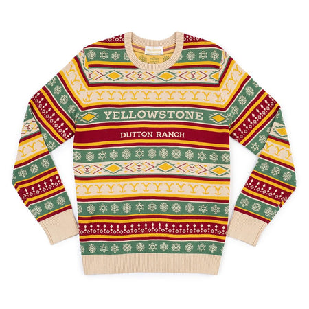 Yellowstone Dutton Ranch Holiday Knitted Sweater - Paramount Shop