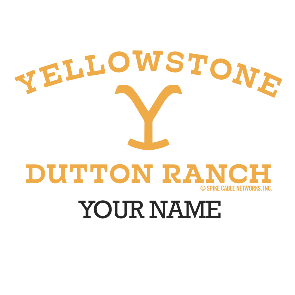 Yellowstone Dutton Ranch Logo Personalized Baby Bodysuit - Paramount Shop