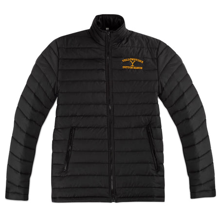 Yellowstone Dutton Ranch Logo Puffer Jacket - Paramount Shop