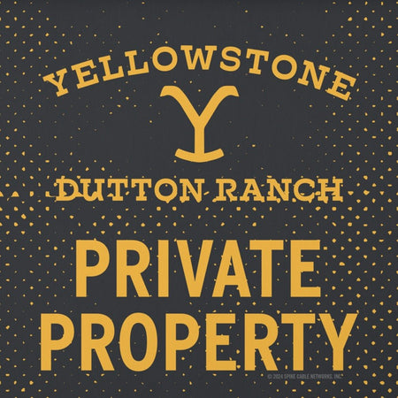 Yellowstone Dutton Ranch Private Property Laptop Sleeve - Paramount Shop