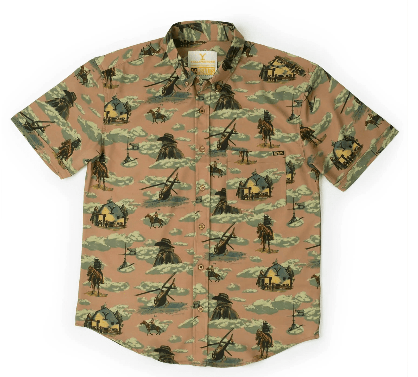 Yellowstone Dutton Ranch RSVLTS Shirt - Paramount Shop