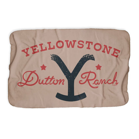 Yellowstone Dutton Ranch Star Sherpa Blanket - Paramount Shop