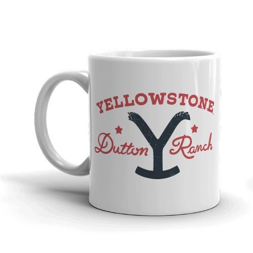 Yellowstone Dutton Ranch Star White Mug - Paramount Shop