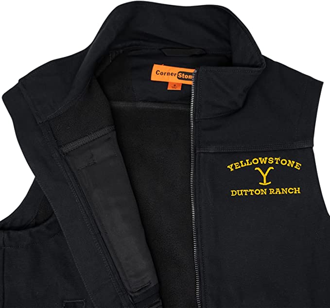 Yellowstone Logo As Seen On Canvas Vest - Paramount Shop