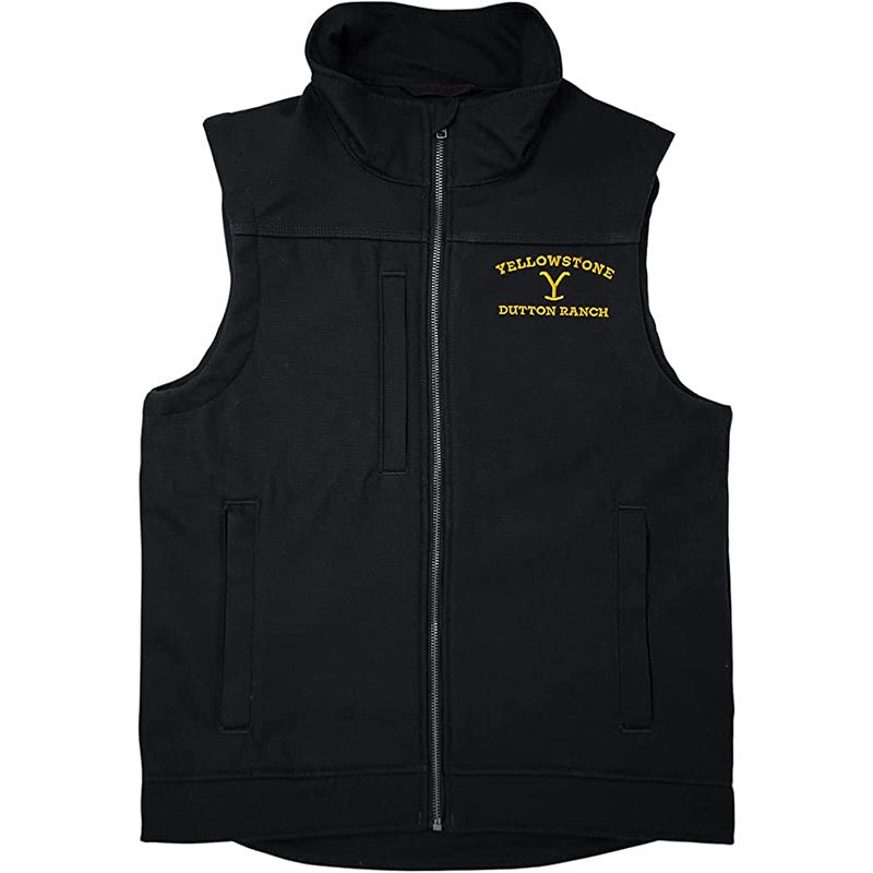 Yellowstone Logo As Seen On Canvas Vest - Paramount Shop