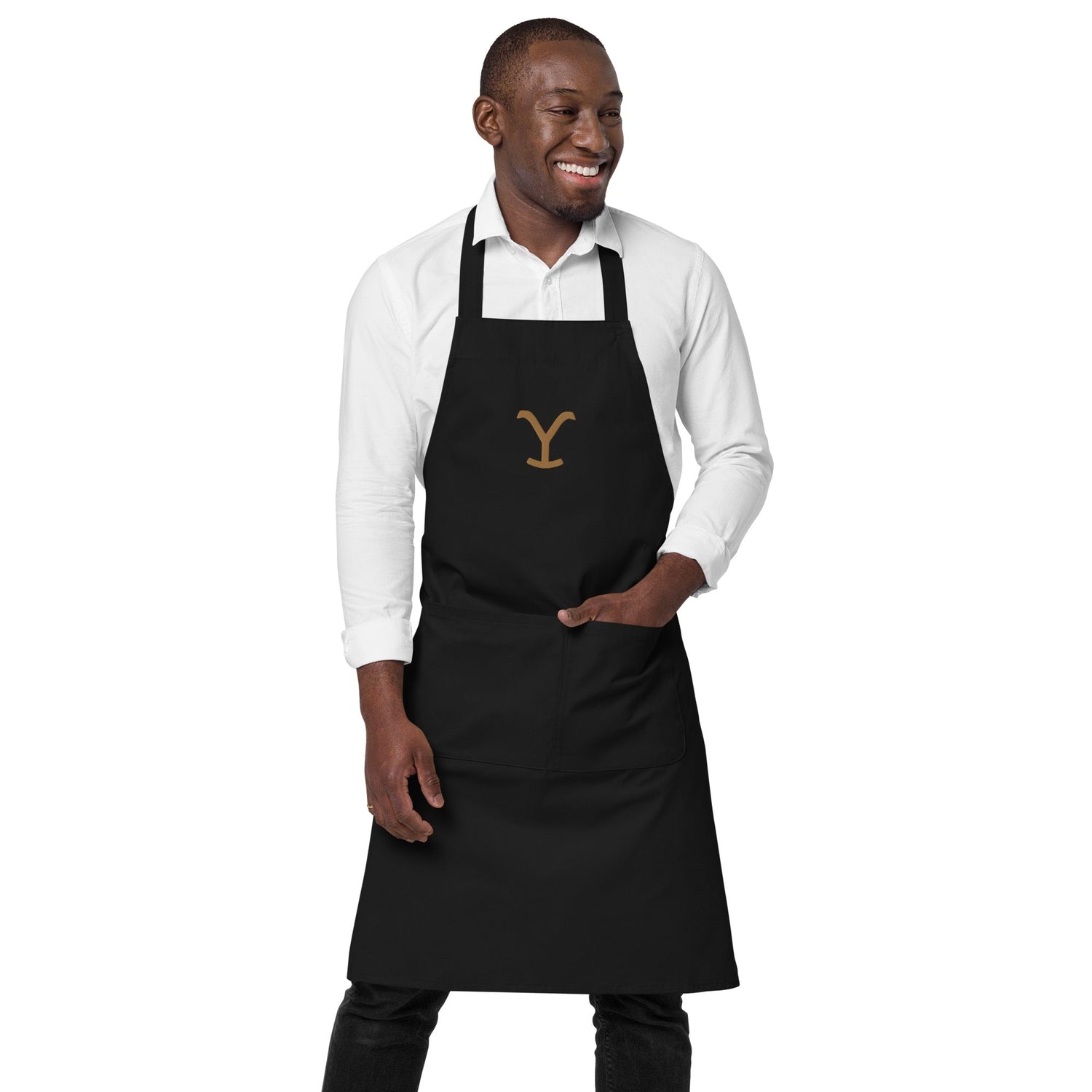 Yellowstone Logo Embroidered Apron - Paramount Shop