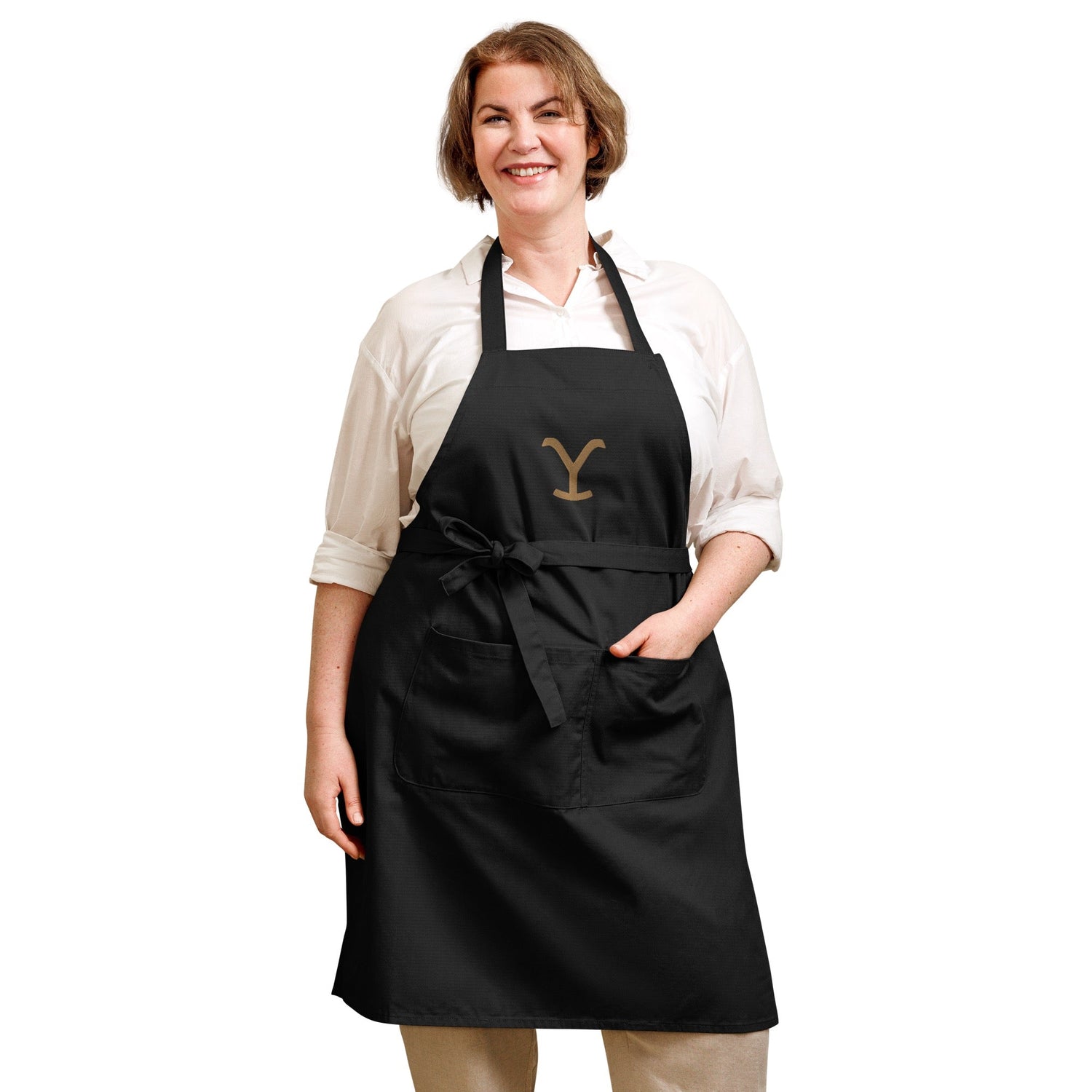 Yellowstone Logo Embroidered Apron - Paramount Shop