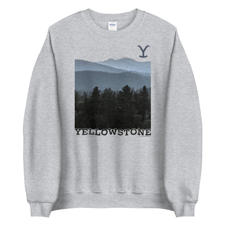 Yellowstone Scenery Fleece Crewneck Sweatshirt - Paramount Shop