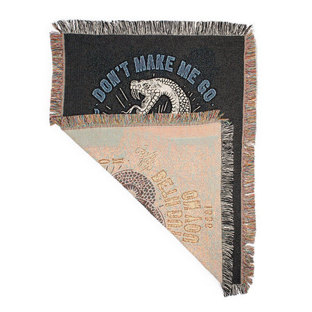 Yellowstone Snake Beth Dutton On You Woven Blanket - Paramount Shop