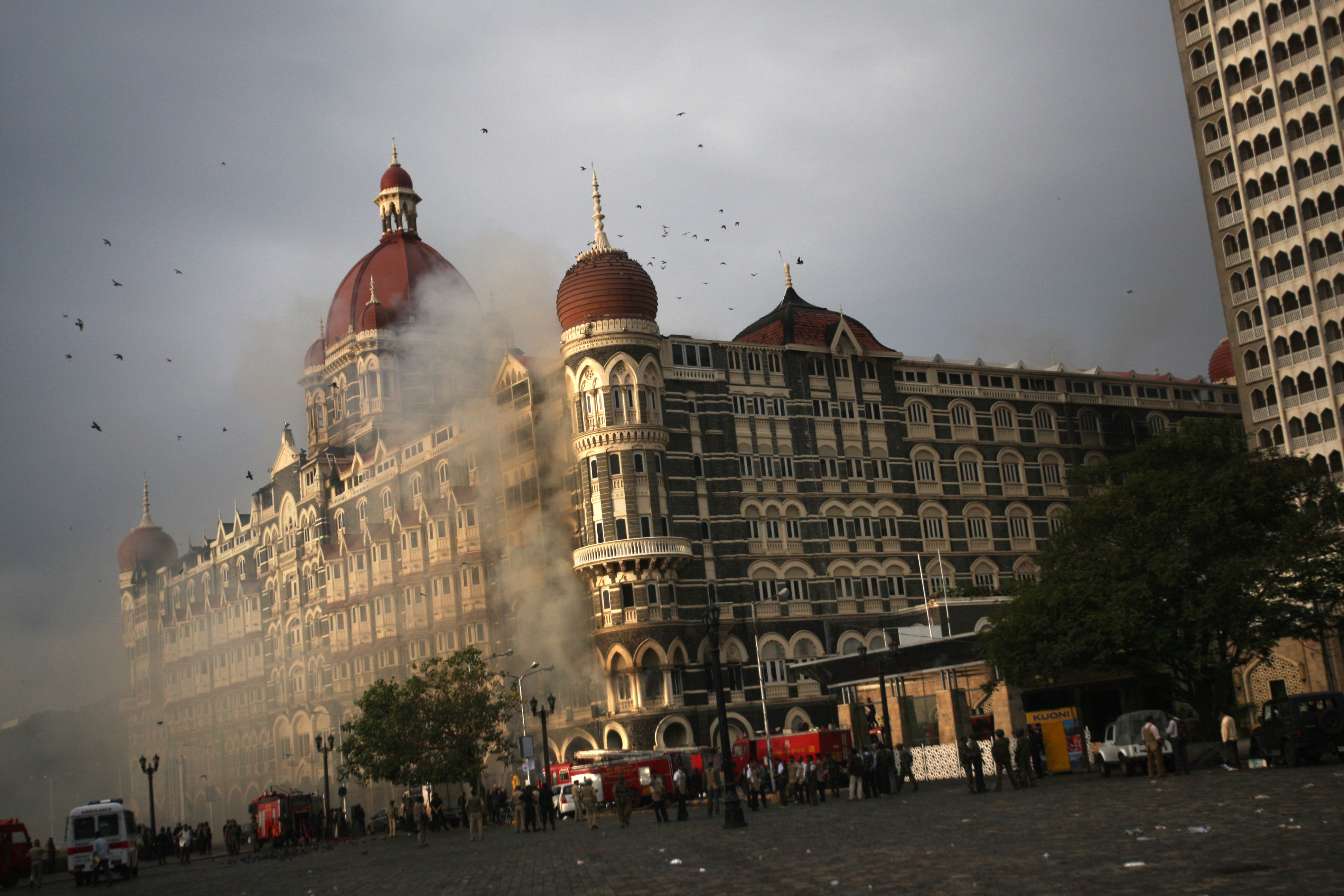 taj hotel fire